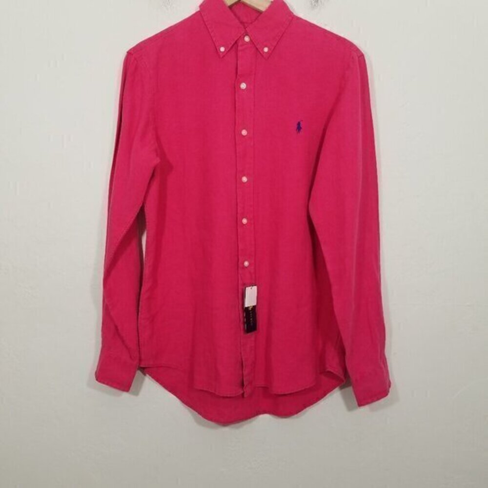 Ralph Lauren 100% Linen Long Sleeve Shirt